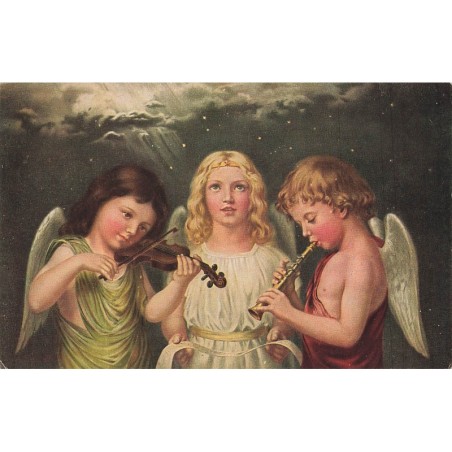 n°29092 - Stuckrad pinx - Trois anges, deux jouant de la musique
