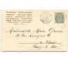 n°13563 - Carte Gaufrée - Clapsaddle - Heureuses Pâques - Poussins dans un oeuf en poussette à côté d'un garçon