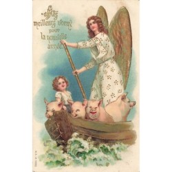 n°29122 - Carte Gaufrée -...