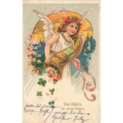 n°29128 - Carte Gaufrée -...