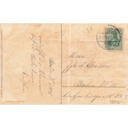 n°29132 - Nouvel An - Flatscher - Enfants faisant un bonhomme de neige - teckel