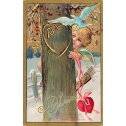 n°29142 - Carte Gaufrée -...