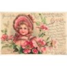 n°29150 - Fantaisie - Gruss - Fillette au milieu de fleurs