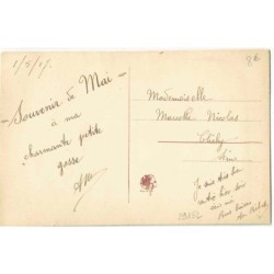 n°29152 - Carte Brodée - Porte Bonheur- Trèfle