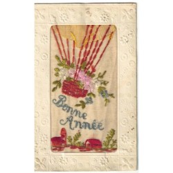 n°29153 - Carte Brodée -...