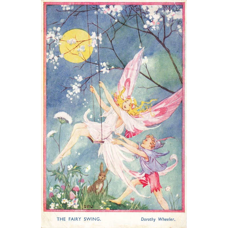 n°29157 - Dorothy Wheeler - The Fairy Swing - Fée  sur une balançoire
