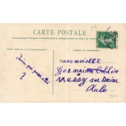 n°29170 - 1er Avril - A cette plaisante aventure ... bien pêcher un mari - Femme avecun balai