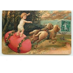 n°13572 - Carte Gaufrée -...