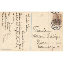 n°29179 - Nouvel An - Enfant portant des porte-bonheurs - Illustrateur Jenny Nyström