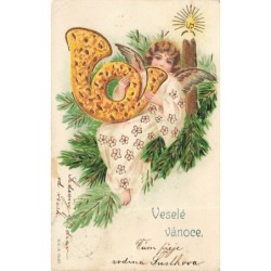 n°29182 - Carte Gaufrée -...