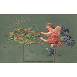 n°29195 - Carte Gaufrée -...