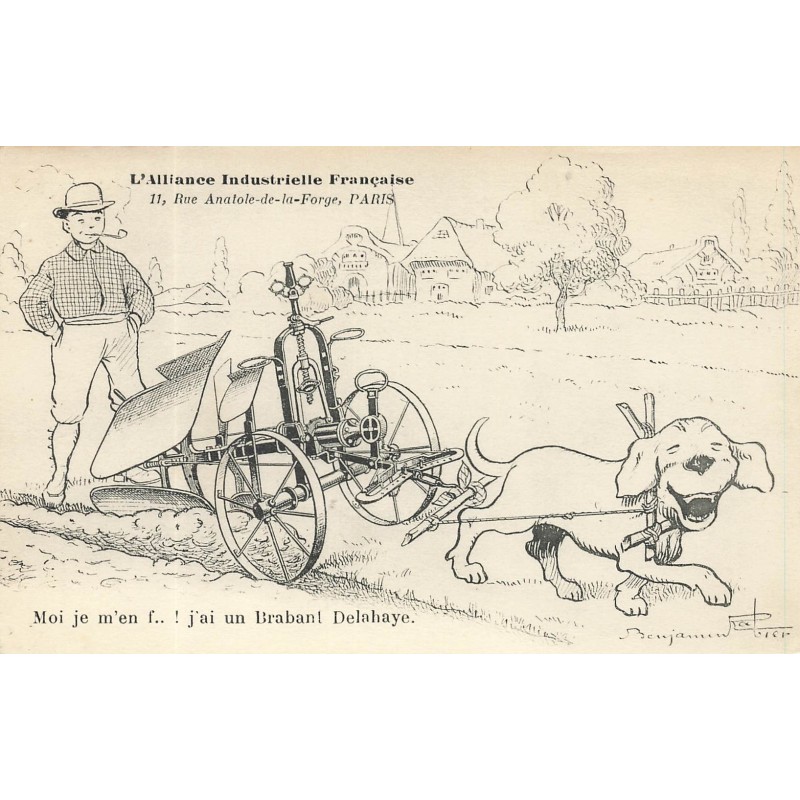 n°29207 - Illustrateur B. Rabier - L'Alliance Industrielle Française - Moi je m'en f...!j'ai un Brabant Delahaye