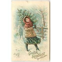 n°13582 - Carte Gaufrée -...