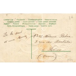 n°29224 - Carte Gaufrée - 1er Avril - Pour savoir le nom de l'expéditeur ... - Poissons habillés