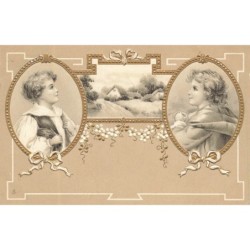 n°29237 - Carte Gaufrée -...