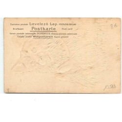 n°13583 - Carte Gaufrée - Chien applaudissant