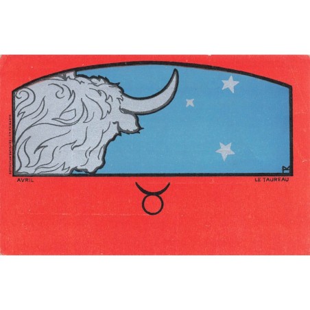 n°29256 - Illustrateur H. Meunier - Art Nouveau - Le Taureau - Signe du zodiaque