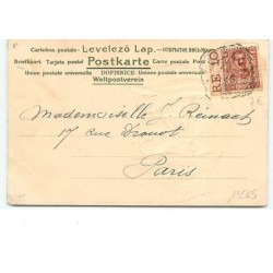 n°13585 - Carte Gaufrée - Tête de Chien