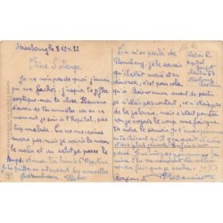 n°29267 - Disney - Sur le chemin du Paradis - Mickey et Minnie sur une moto en bois