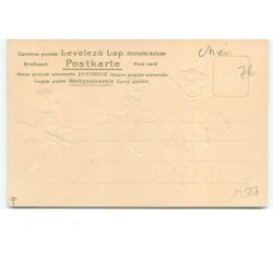 n°13587 - Carte Gaufrée - Chiens portant des valises