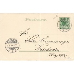 n°29292 - Fantaisie - clapsaddle - Fillette jouant avec une guirlande de fleurs