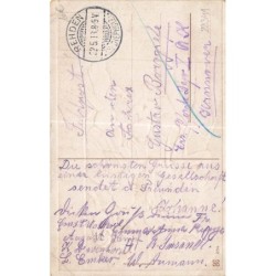 n°29341 - Carte Gaufrée - Fantaisie - Homme frappant à la porte du paradis