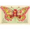 n°29343 - Anniversaire - A Joyous Birthday - Papillon en fleurs