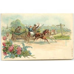 n°13596 - Carte Gaufrée -...