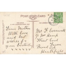 n°29343 - Anniversaire - A Joyous Birthday - Papillon en fleurs