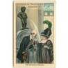 n°13597 - Carte Gaufrée - Souvenir de Bruxelles Manneken-Pis - Refroidissement inattendu