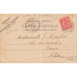 n°29362 - Illustrateur Art Nouveau - Carte Transparente Coquetta - Carte à Système