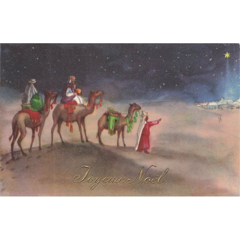 n°29369 - Hannes Petersen - Joyeux Noël - Arrivée des Rois Mages