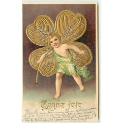n°13600 - Carte Gaufrée -...