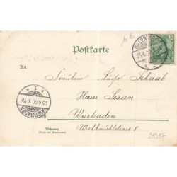 n°29397 - Fantaisie - Postkarte mit Blumenduft - Garçon sur une vélo fleuri