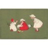 n°29402 - Illustrateur Pauli Ebner - Fillettes jouant avec un mouton et des oeufs