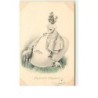 n°13610 - MM Vienne - Joyeuses Pâques - Jeune femme assise sur un oeuf, avec des moutons autour