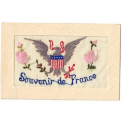 n°29453 - Carte Brodée-...