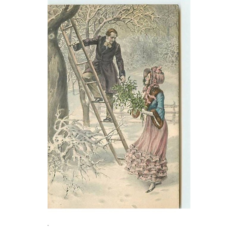n°13614 - MM Vienne n°791 - Couple cueillant des branches de gui