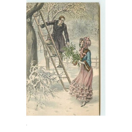 n°13614 - MM Vienne n°791 - Couple cueillant des branches de gui