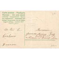 n°29464 - Carte Gaufrée - Clapsaddle - Félicitations sincères pour la nouvelle année - Fillette tenant une lettre