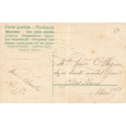 n°29467 - Carte Gaufrée - Clapsaddle - Souvenir - Fillette apportant des violettes