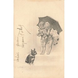 n°29500 - Chien - Deux...