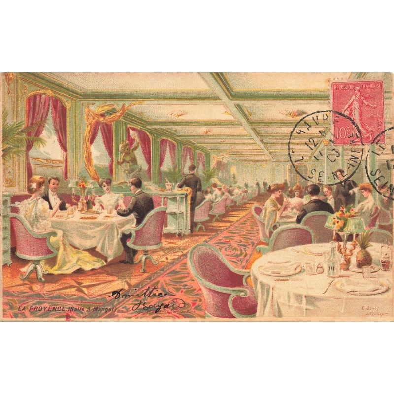 n°29502 - Illustrateur Lessieux - La Provence - Salle à manger