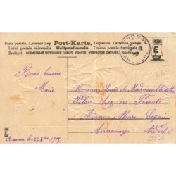 n°29531 - Carte Gaufrée - MSIB - Joyeux Noël - Anges chantant sous des cloches, dans une forêt