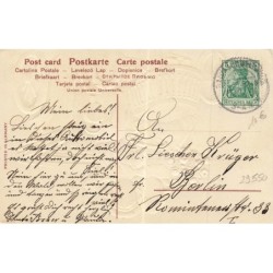 n°29550 - Carte Gaufrée - Anniversaire - SER 621 - Couple au volant d'une voiture