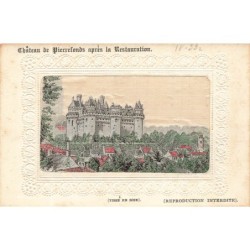 n°29554 - Carte Tissée Soie...