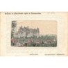 n°29554 - Carte Tissée Soie - Château de PIERREFONDS après la Restauration