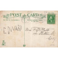 n°29570 - Illustrateur Pauli Ebner - A Happy Christmas - Enfants dans la neige, regardant des cochons courant