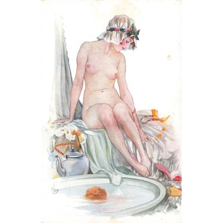 n°29574 - Illustrateur Ney - Nu - A sa toilette - Série n°29-145