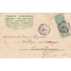 n°29597 - Clapsaddle - Joyeuses Pâques - Jeune fille portant une ombrelle et un gros oeuf